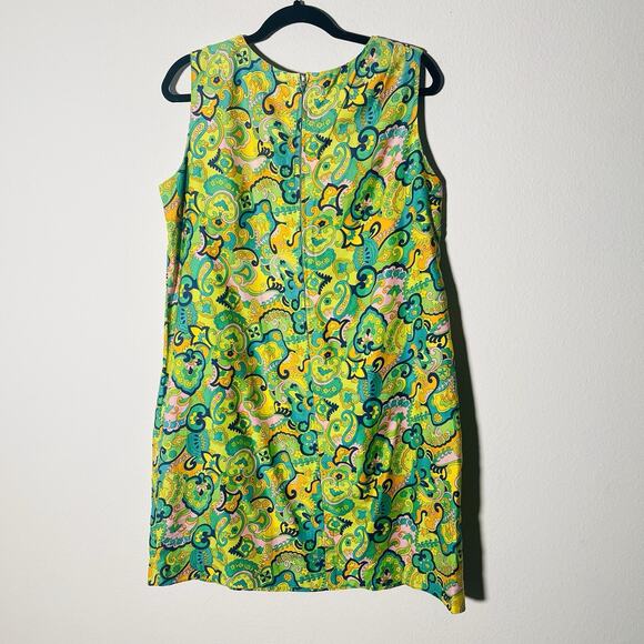 Madewell Black Button Front Tunic Shift Dress Women’s Large Sleeveless V-Neck - Picture 2 of 9